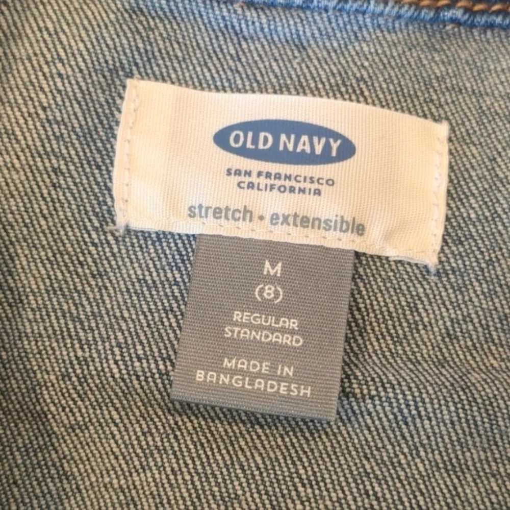 Old Navy Blue Denim Jean Jacket size Medium